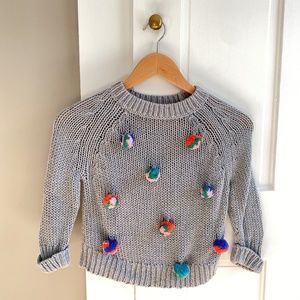 Girls Pom Pom Sweater - Boden (5-6)
